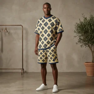 tf luxe diamond "mirage grid" tee