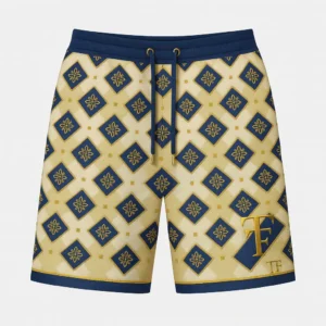 tf luxe diamond "mirage grid" Lounge Shorts
