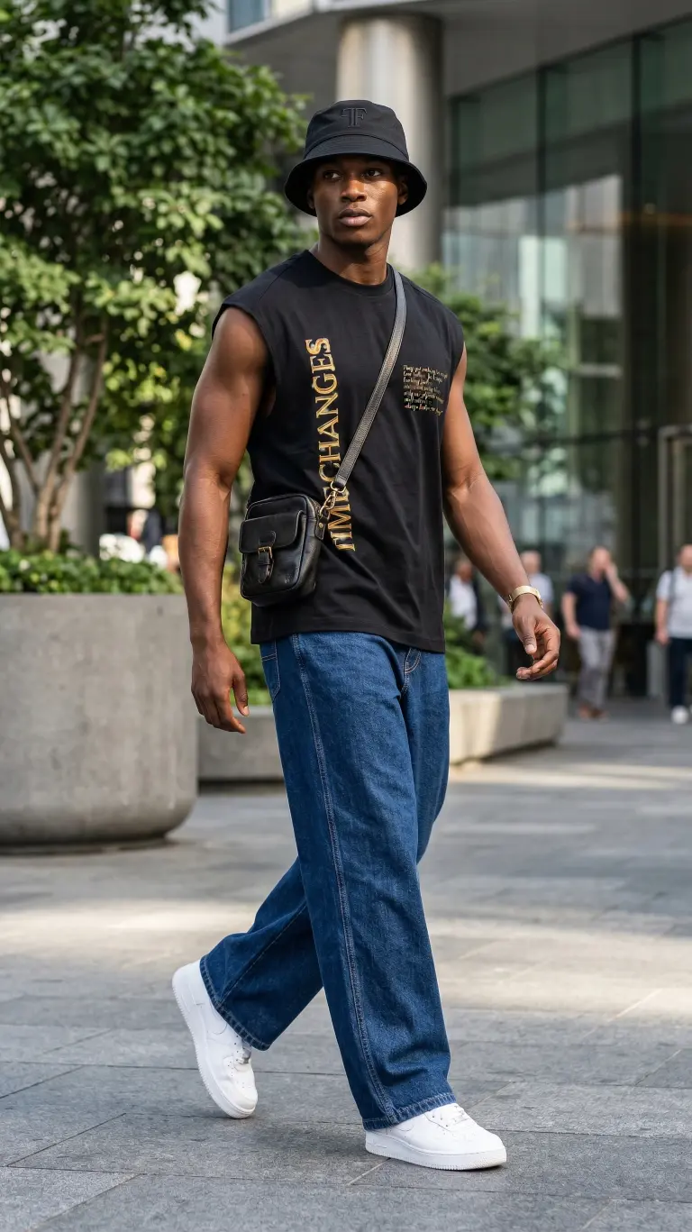 tf luxe time changes statement tank top