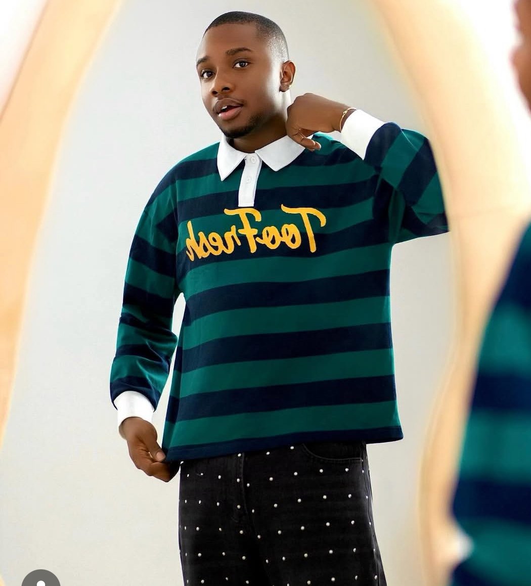 tf too fresh varsity sweatshirt