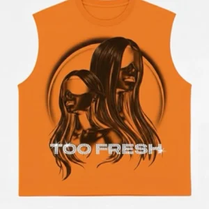 tf luxe sleeveless statement tee