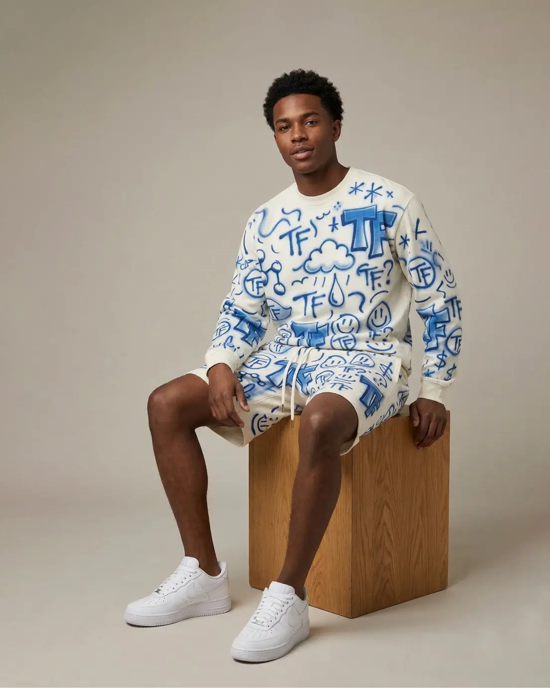 tf air graff heavyweight fleece shorts