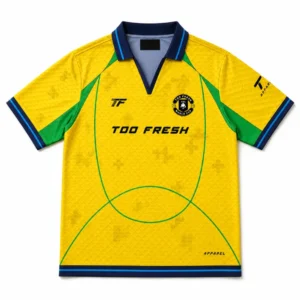 tf too fresh retro jersey yellow green front