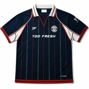tf too fresh retro pitch jersey navy front